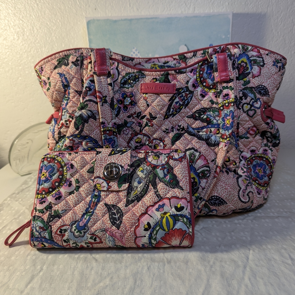 Vera Bradley Tote and Wallet